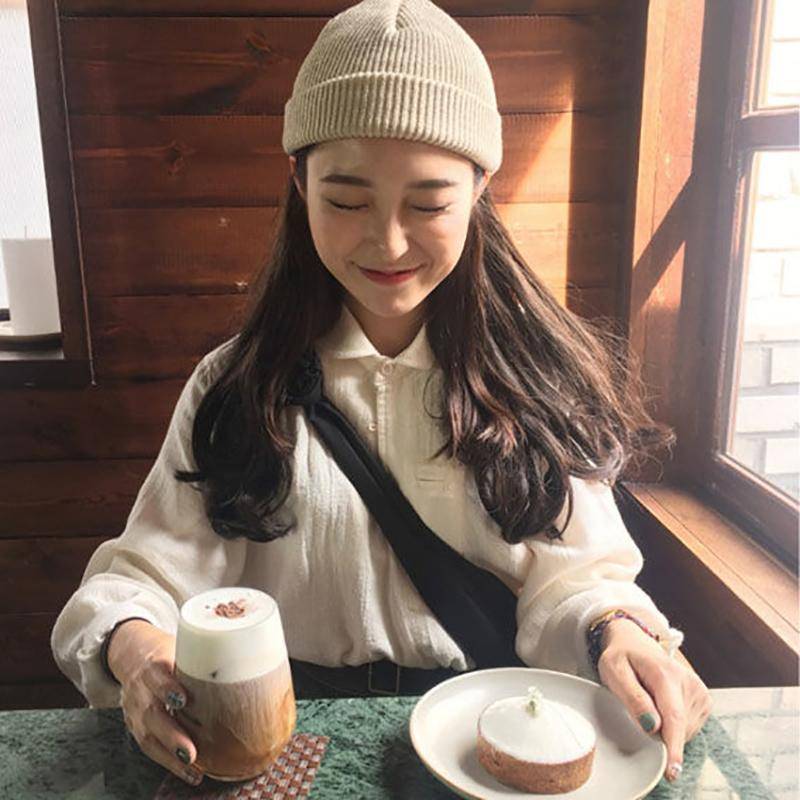 Mode Frauen Stricken Hüte Skullies Beanies Neue Herbst Winter Warme Manschette Beanie Hut Ins Goth Gestrickte Kappen Männer Skullies caps Stricken Skullies Beanies one size von Joom DACH