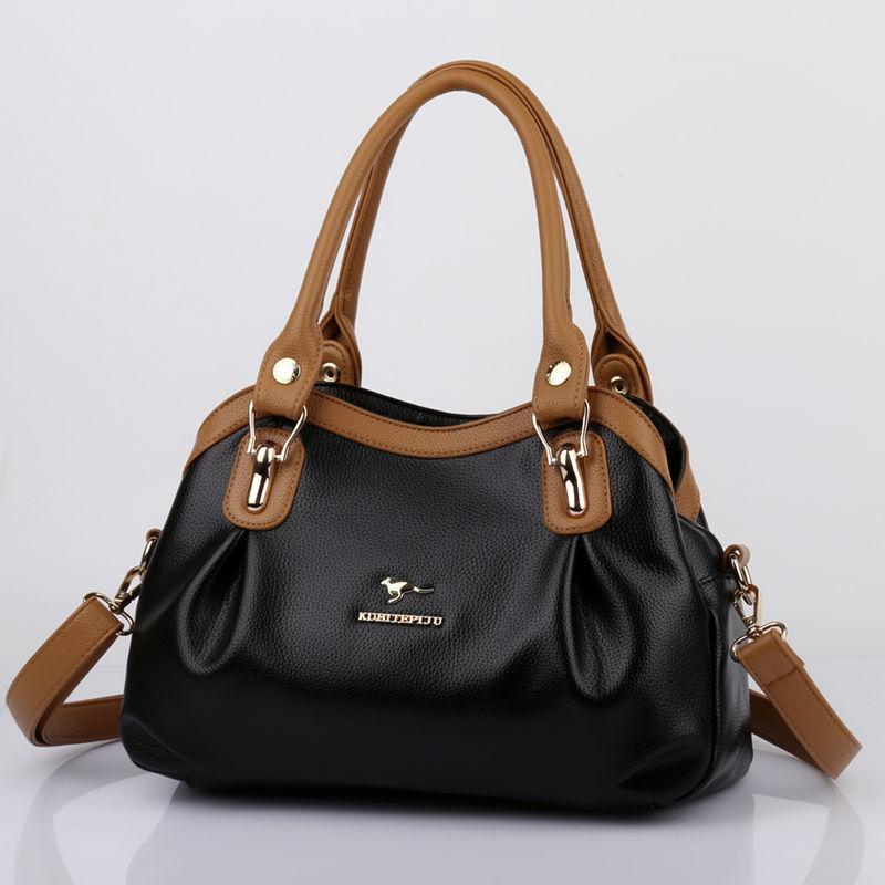 Mode Frauen Taschen Luxus Totes Tasche Rindsleder Schulter Handtaschen dame Tasche Große Kapazität Shopper Handtasche von Joom DACH