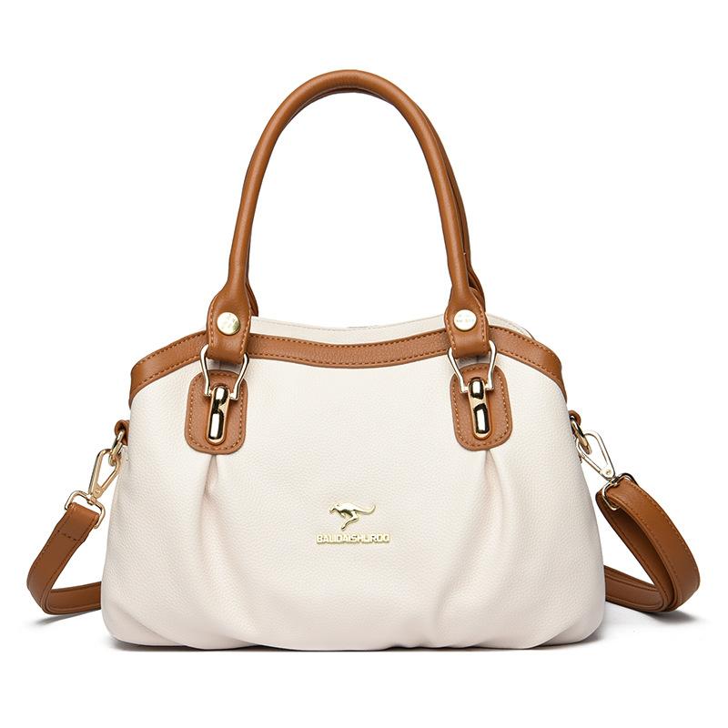 Mode Frauen Taschen Luxus Totes Tasche Rindsleder Schulter Handtaschen dame Tasche Große Kapazität Shopper Handtasche von Joom DACH