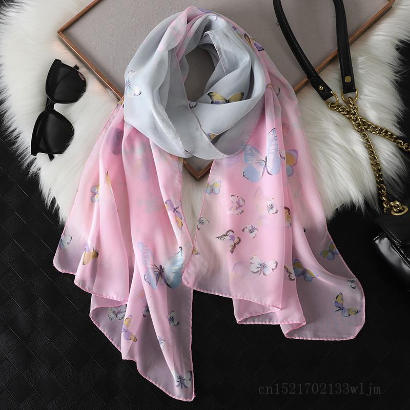 Mode Gedruckt Leopard Chiffon Hijab Schal Frauen Pareo Dame Bandanas Strand Handtücher Sommer Muslimischen Schleier Wrap Weibliche Foulard von Joom DACH