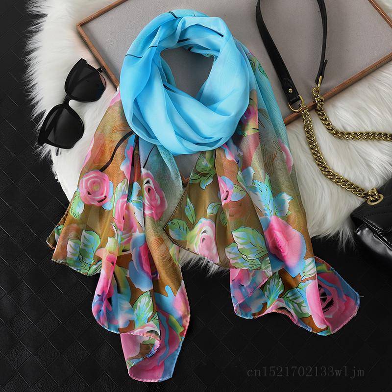 Mode Gedruckt Leopard Chiffon Hijab Schal Frauen Pareo Dame Bandanas Strand Handtücher Sommer Muslimischen Schleier Wrap Weibliche Foulard von Joom DACH
