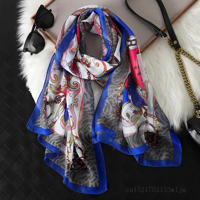 Mode Gedruckt Leopard Chiffon Hijab Schal Frauen Pareo Dame Bandanas Strand Handtücher Sommer Muslimischen Schleier Wrap Weibliche Foulard von Joom DACH