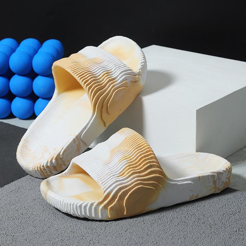 Mode Herren Hausschuhe Sommer Indoor Home Badezimmer Anti Slip Weiche Sohle Hausschuhe EVA Trend Hausschuhe Grün Schwarz Blau Gelb Grau 45 orange von Joom DACH