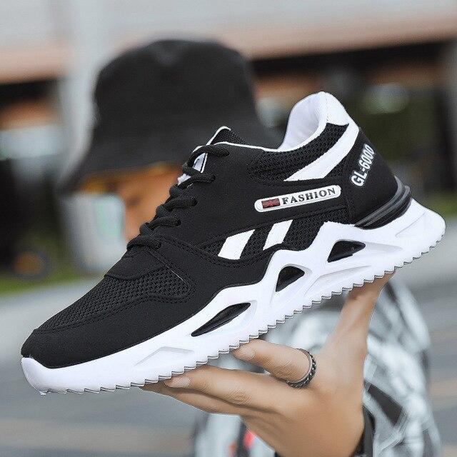 Mode Herren Sneaker Schwarz Lässig Warm Laufschuhe Schnürschuhe Herrenschuhe Leichtgewichtige Vulkanisierte Schuhe Walking-Sneaker Scarpe Uomo 43 schwarz von Joom DACH