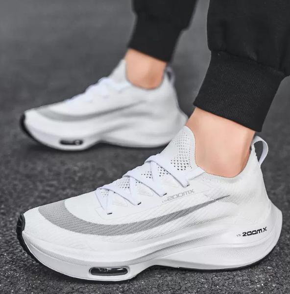 Mode Herren Sportschuhe Mesh atmungsaktiv bequem Schnürschuhe flach Outdoor Laufschuhe Luxus Design modische Damen Tennisschuhe 41 von Joom DACH