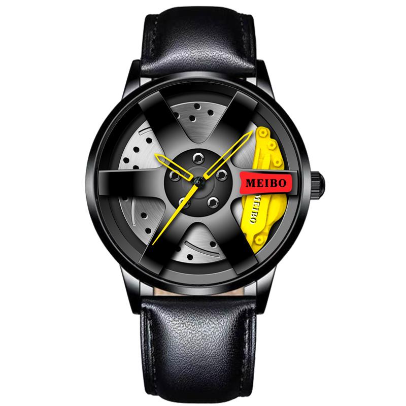 Mode Herren Uhren Luxus Quarz Armbanduhren für Männer Edelstahl Uhr Casual Business Männliche Uhr gelb von Joom DACH