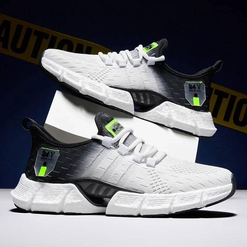 Mode Herren Walking Laufschuhe Leichtgewichtige Jogging Sportschuhe Herren Sneaker Atmungsaktiv Outdoor Freizeitschuhe Mesh Bequem 37 von Joom DACH