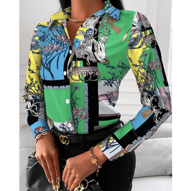 Mode Kette Leopard Gedruckt Dame Büro Hemd Elegante drehen-unten Kragen Bluse Casual-Taste Langarm Neue Herbst Frauen tops XL Mode Kette Leopard Gedruckt Dame Büro Hemd Elegante drehen-unten Kragen Bluse Casual-Taste Langarm Neue Herbst Frauen tops XL von Joom DACH