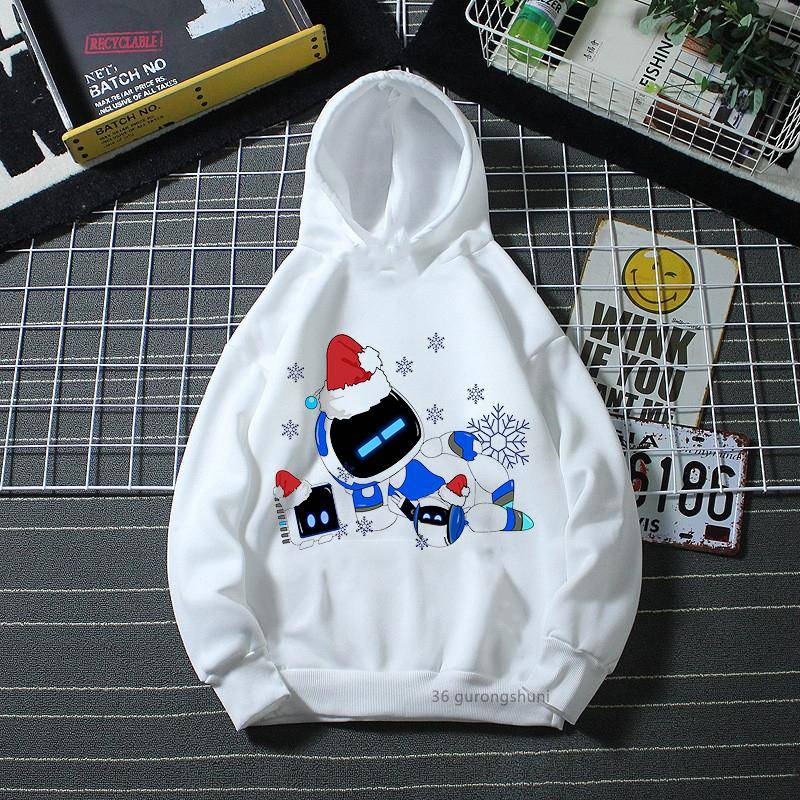 Mode Kinder Hoodies Anime Astros Spielzimmer Cartoon Print Jungen Hoodies Harajuku Kleinkind Baby Langarm Sweatshirt Jacke 110CM von Joom DACH