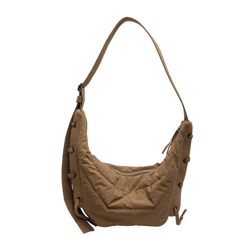 Mode Kleine Tasche Damen Neue Umhängetasche Nylon Schultertasche khaki von Joom DACH