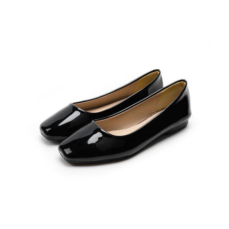 Mode Luxus 2024 Neue Damen Weiche Sohle Bequeme Ballerinas Frühling und Herbst Freizeit Verschleißfest Mutterschuhe Größe 34-43 43 von Joom DACH