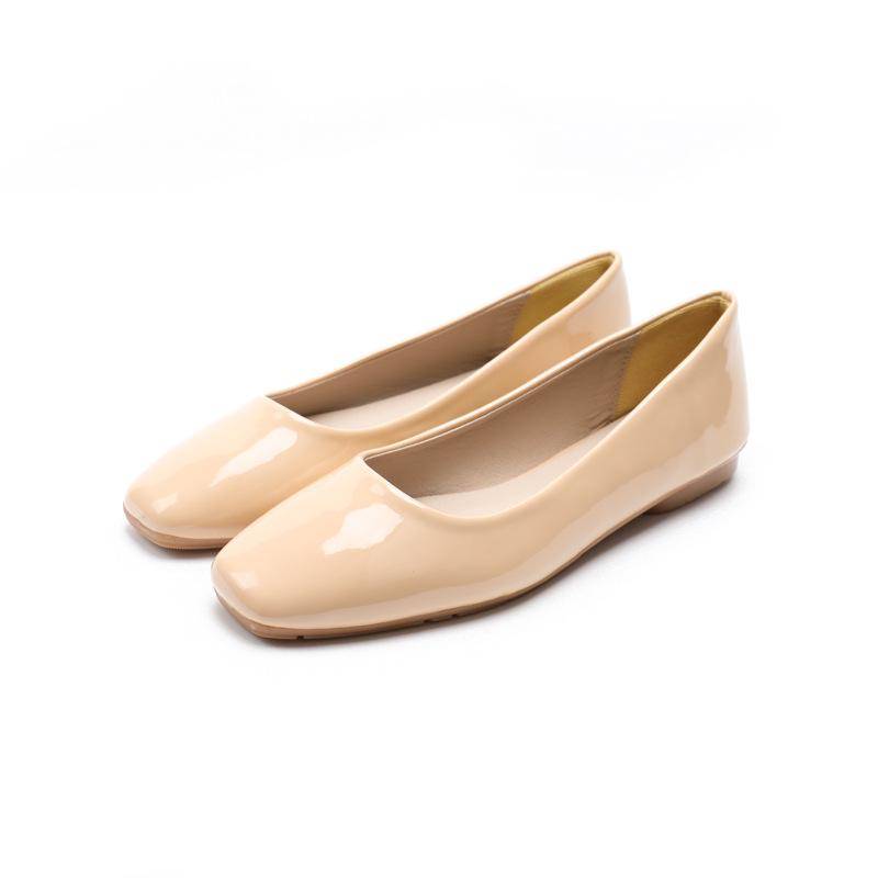 Mode Luxus 2024 Neue Damen Weiche Sohle Bequeme Ballerinas Frühling und Herbst Freizeit Verschleißfest Mutterschuhe Größe 34-43 43 von Joom DACH