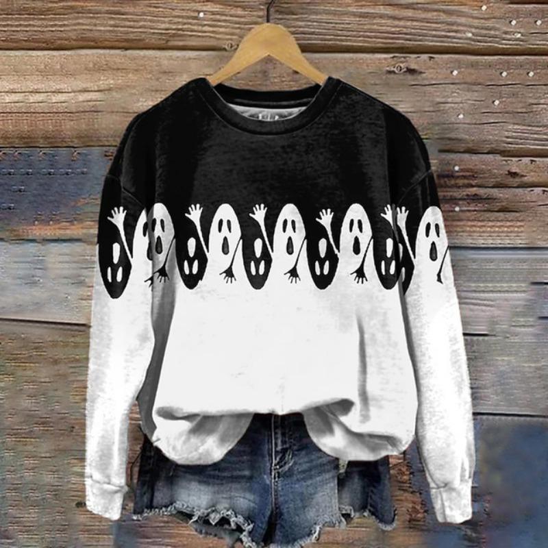 Mode Neue Damen Langarm Exquisite 3D Halloween Hexe Print Langarm Sweatshirt Frühling Und Herbst Klassische Kleidung 8XL Mode Neue Damen Langarm Exquisite 3D Halloween Hexe Print Langarm Sweatshirt Frühling Und Herbst Klassische Kleidung 8XL von Joom DACH
