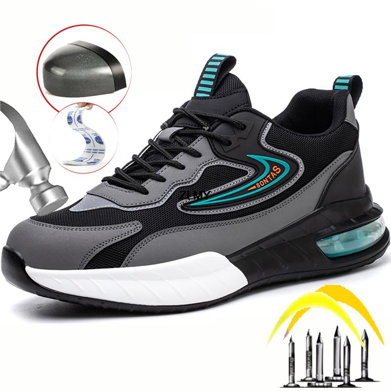 Mode Neue Männer Sicherheitsschuhe Stahlkappe Sneaker Sport Air Kissen Reflektierende Arbeit Sicherheit Stiefel Mann Pannensichere Arbeit Schuhe Anti-smash 36 Mode Neue Männer Sicherheitsschuhe Stahlkappe Sneaker Sport Air Kissen Reflektierende Arbeit Sicherheit Stiefel Mann Pannensichere Arbeit Schuhe Anti-smash 36 von Joom DACH