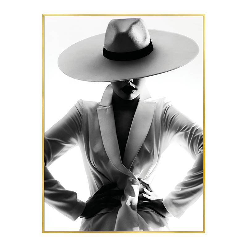 Mode Parfüm Frauen Super Auto Poster Luxus Schwarz Weiß Paris Dekorative Gemälde Leinwand Wand Kunst Bilder Wohnzimmer Dekor 21x30cm No Framed von Joom DACH