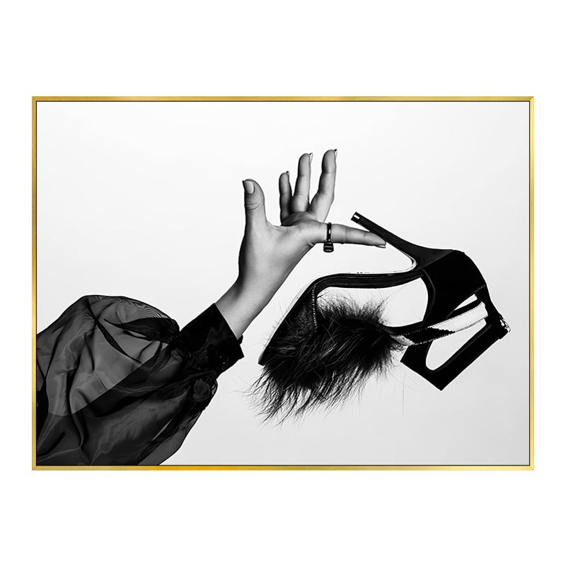 Mode Parfüm Frauen Super Auto Poster Luxus Schwarz Weiß Paris Dekorative Gemälde Leinwand Wand Kunst Bilder Wohnzimmer Dekor 21x30cm No Framed von Joom DACH