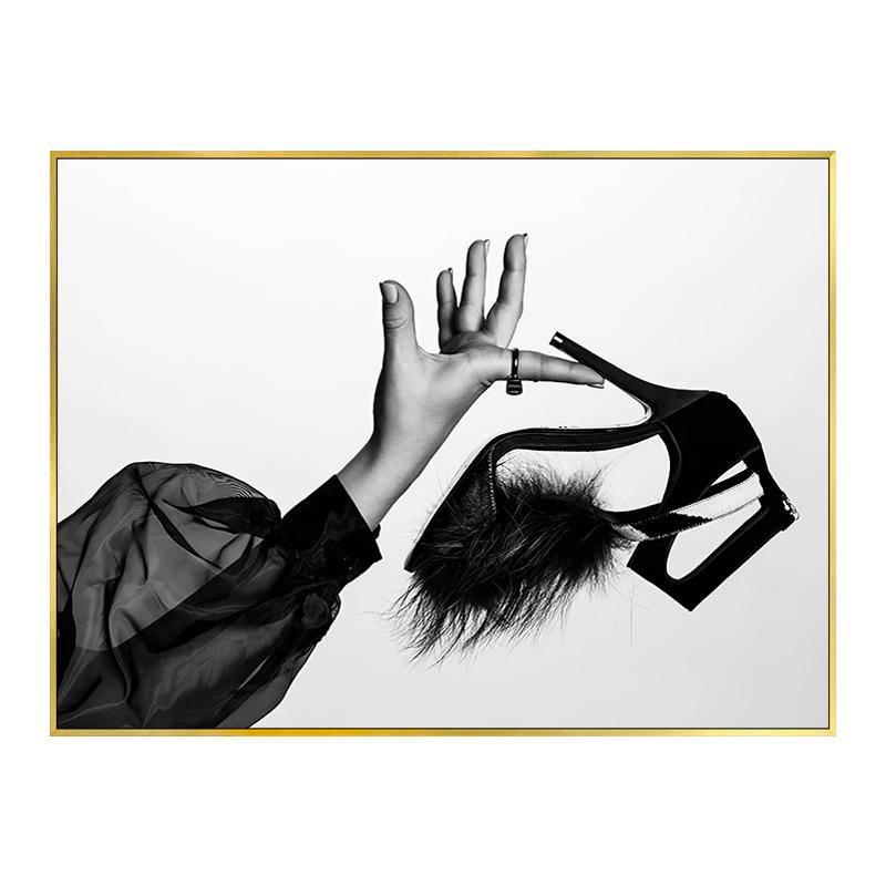 Mode Parfüm Frauen Super Auto Poster Luxus Schwarz Weiß Paris Dekorative Gemälde Leinwand Wand Kunst Bilder Wohnzimmer Dekor 21x30cm No Framed von Joom DACH