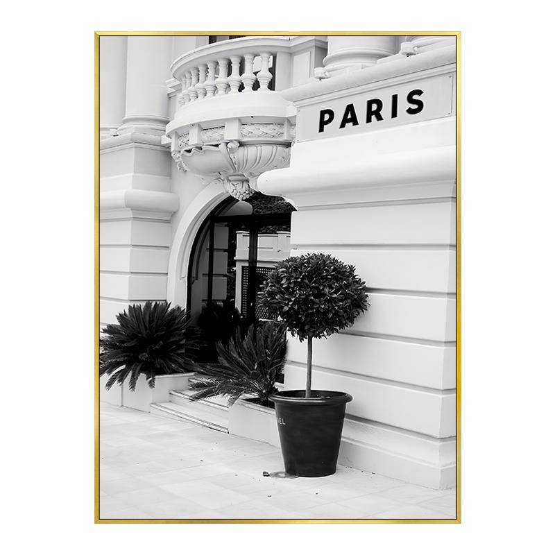 Mode Parfüm Frauen Super Auto Poster Luxus Schwarz Weiß Paris Dekorative Gemälde Leinwand Wand Kunst Bilder Wohnzimmer Dekor 21x30cm No Framed von Joom DACH