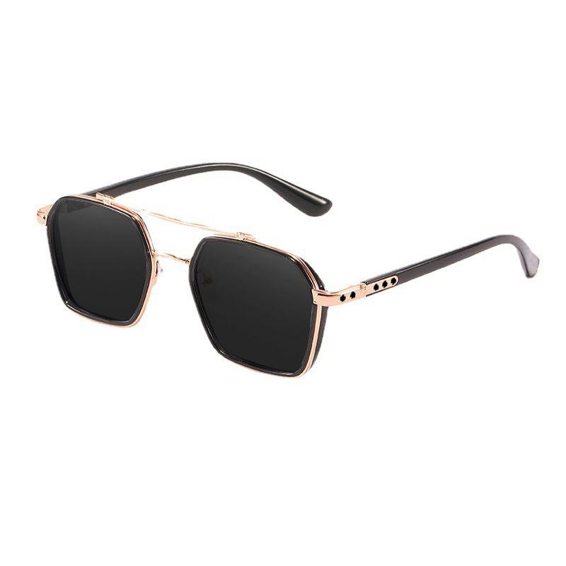Mode Polarisierte Sonnenbrille Radfahren Gläser Frauen männer Fahren Gläser Outdoor Sport Angeln Wandern Blackout Gläser gold/schwarz von Joom DACH