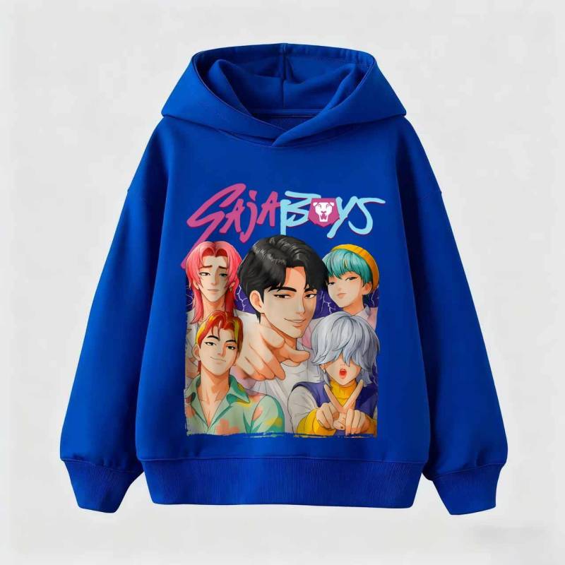 Mode Rumi Sweatshirt Pullover Niedlich Langärmlig Herbst Jungen Mädchen Cartoon Y2K Kapuzenpullover Sportbekleidung 2026 KPop Demon Hunters Kapuzenpullover 110 von Joom DACH