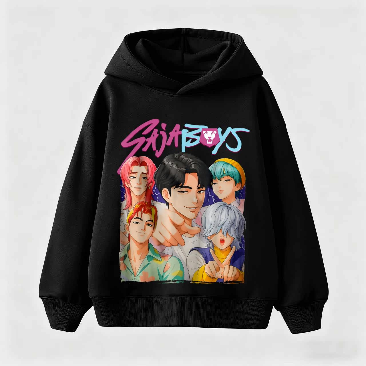 Mode Rumi Sweatshirt Pullover Niedlich Langärmlig Herbst Jungen Mädchen Cartoon Y2K Kapuzenpullover Sportbekleidung 2026 KPop Demon Hunters Kapuzenpullover 110 von Joom DACH