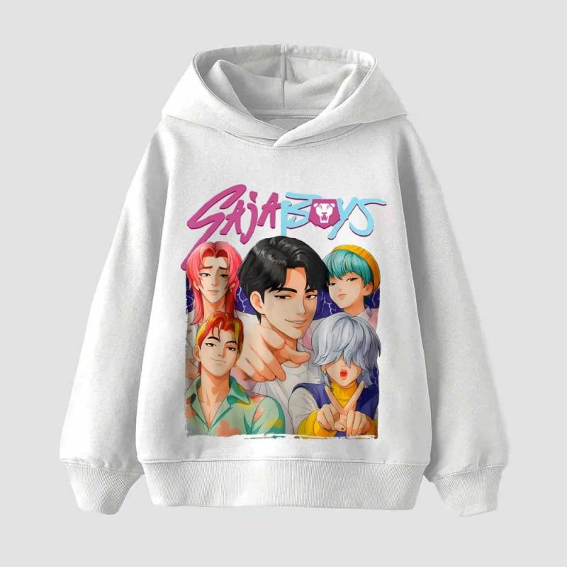 Mode Rumi Sweatshirt Pullover Niedlich Langärmlig Herbst Jungen Mädchen Cartoon Y2K Kapuzenpullover Sportbekleidung 2026 KPop Demon Hunters Kapuzenpullover 140 von Joom DACH