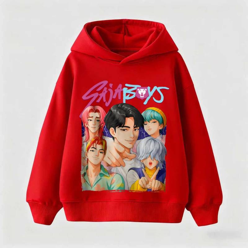 Mode Rumi Sweatshirt Pullover Niedlich Langärmlig Herbst Jungen Mädchen Cartoon Y2K Kapuzenpullover Sportbekleidung 2026 KPop Demon Hunters Kapuzenpullover 160 von Joom DACH