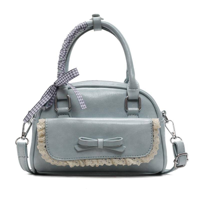 Mode Schleife Handtasche Damen Neue Vielseitige Schulter Messenger Bag blau von Joom DACH