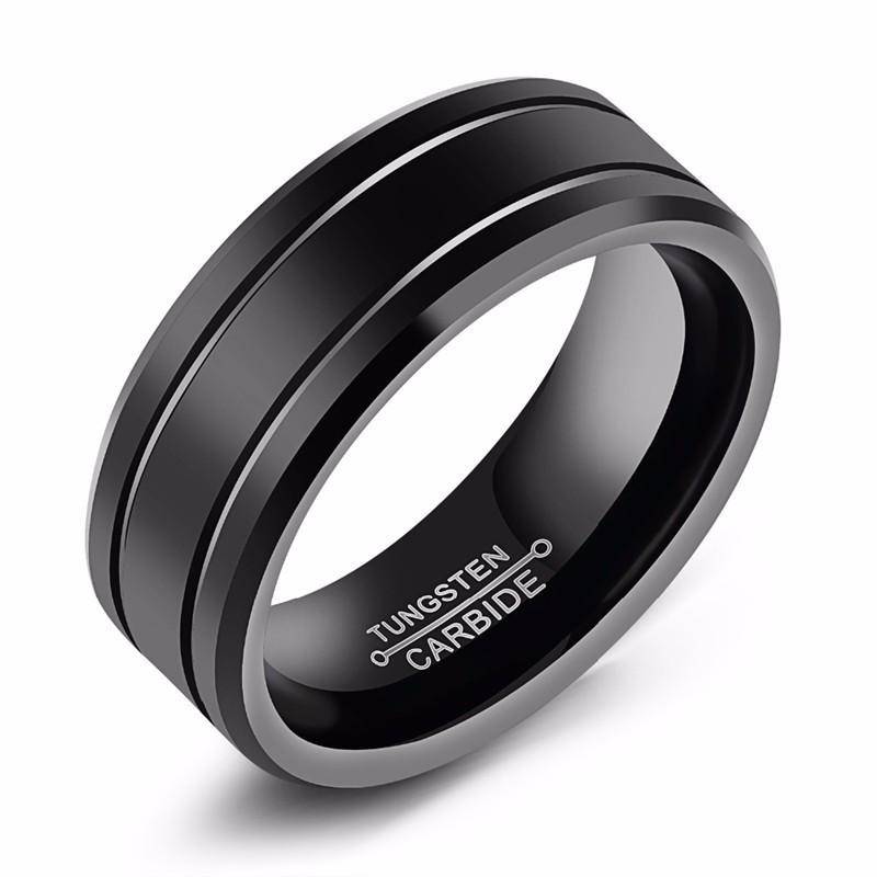 Mode Schwarz Edelstahl Ring Für Männer Punk Vintage Männlichen Ring Schmuck Mode Für Männer Großen Ring Großhandel 8 von Joom DACH