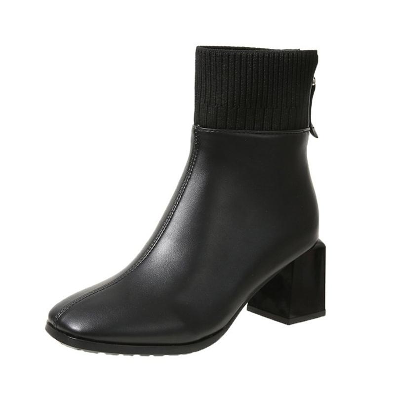 Mode Stiefel frauen Herbst Winter Neue High Heel frauen Kurze Stiefel Einfache Spleißen Quadratischen Kopf Starke Ferse frauen Stiefel 40 schwarz Mode Stiefel frauen Herbst Winter Neue High Heel frauen Kurze Stiefel Einfache Spleißen Quadratischen Kopf Starke Ferse frauen Stiefel 40 schwarz von Joom DACH