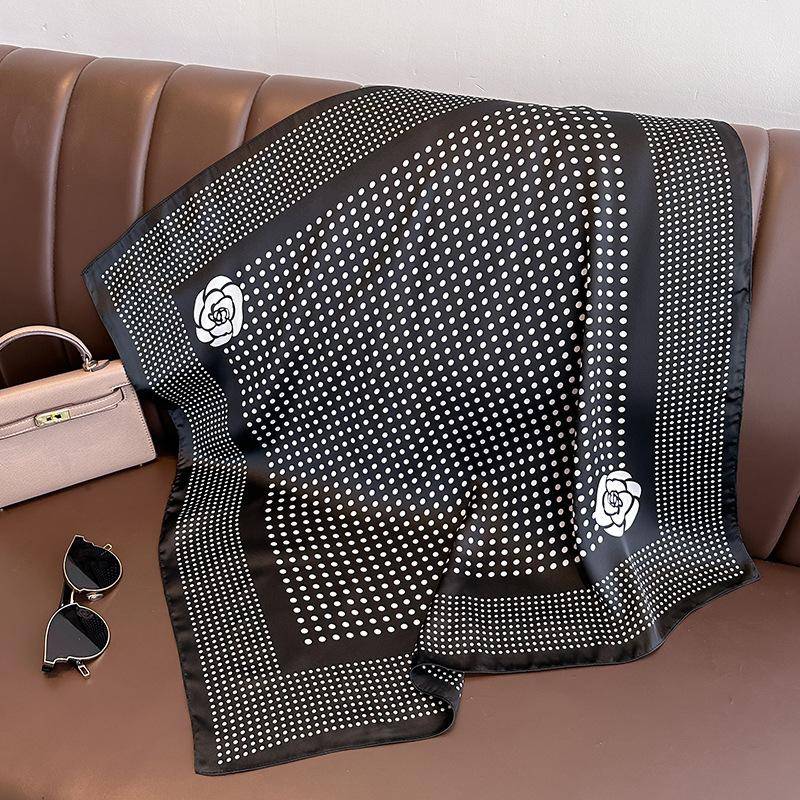 Mode Taschentuch Halstücher Frauen Kleine Tücher Wraps Bandana Kopftücher 70 cm 70x70cm von Joom DACH