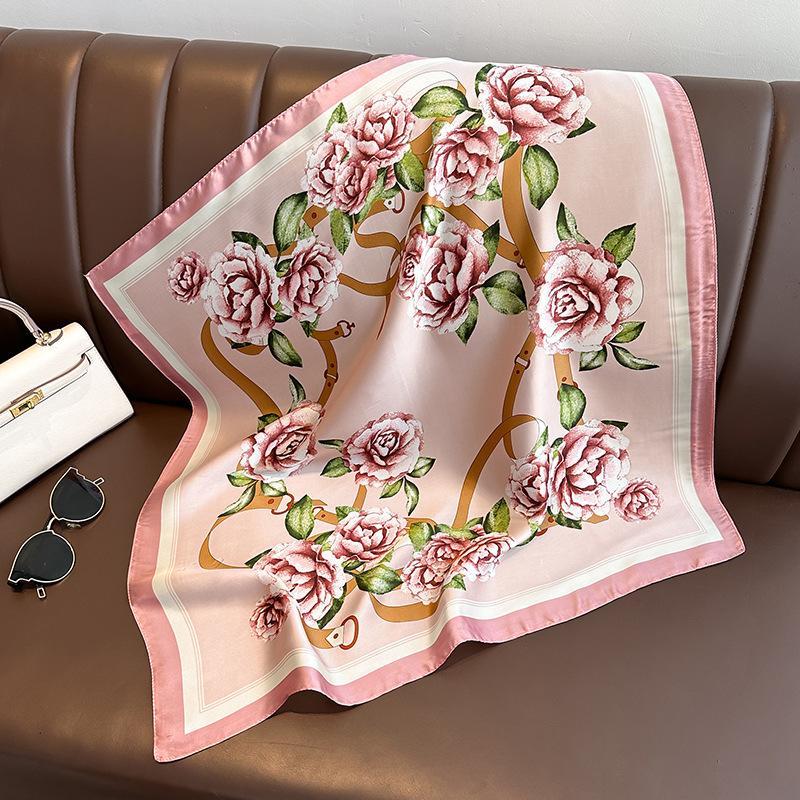 Mode Taschentuch Halstücher Frauen Kleine Tücher Wraps Bandana Kopftücher 70 cm 70x70cm von Joom DACH