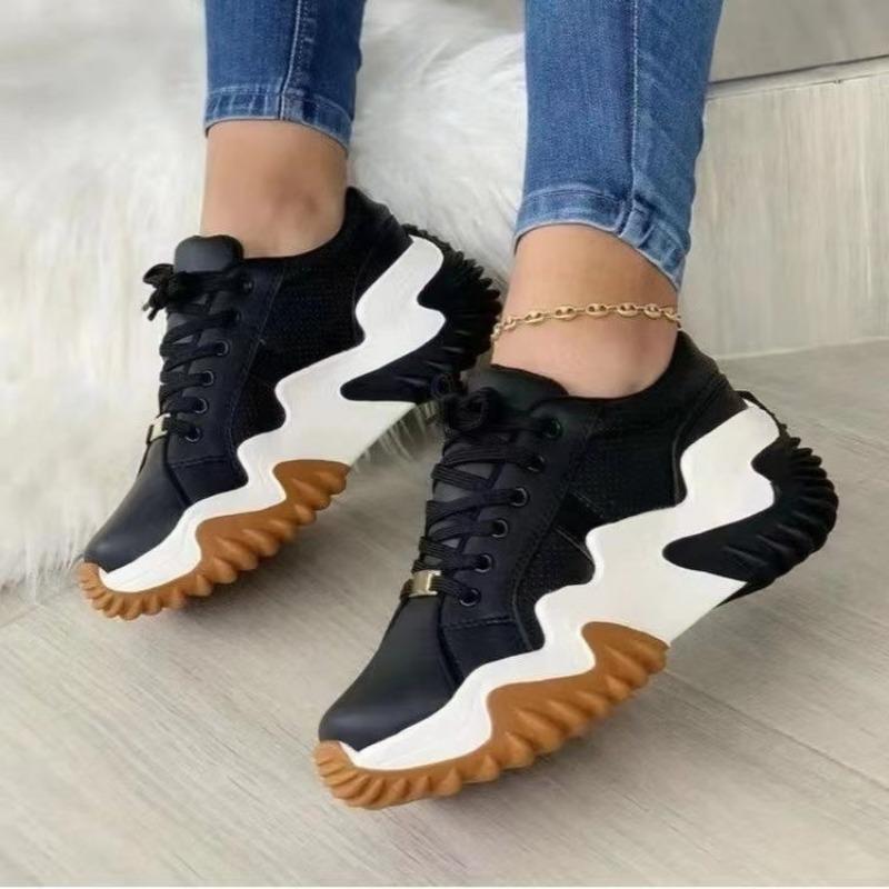 Mode Tennis High Top Canvas Schuh Sneakers Frauen Schuhe Lace Up Atmungsaktive Casual Running Herbst Plattform Mädchen Vulkanisierte 43 von Joom DACH