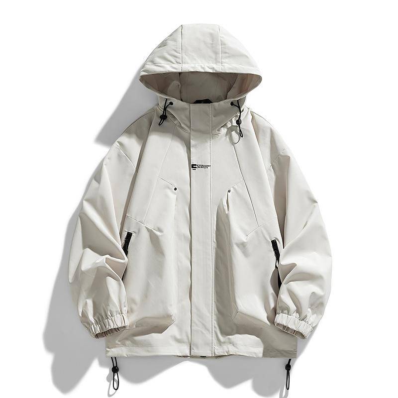 Mode Trenchcoats für Frauen Frühling Herbst Koreanische Windjacke Frauen Windjacke Plus Größe Oberbekleidung Dame Mit Kapuze Mäntel XXXL helle khaki von Joom DACH