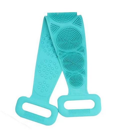 Mode Unisex Bad Handtuch Silikon Massage Pinsel Reinigung Dual Seite Männer Gürtel Körper Bad Pinsel Frauen Reinigung Werkzeuge Zurück Wäscher grün von Joom DACH