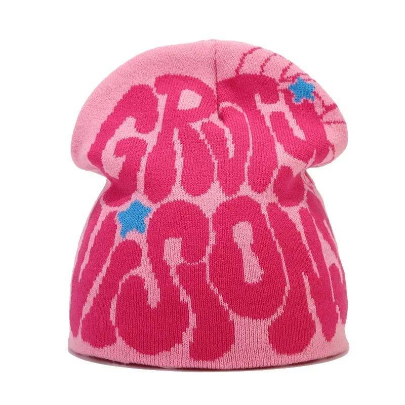 Mode Winter Gestrickte Gorras Y2K Beanie Cargo Cap für Männer Frauen Kanye Beanies Kanada Hombre Top Warm Halten Hut Herbst Im Freien M 56-58cm von Joom DACH