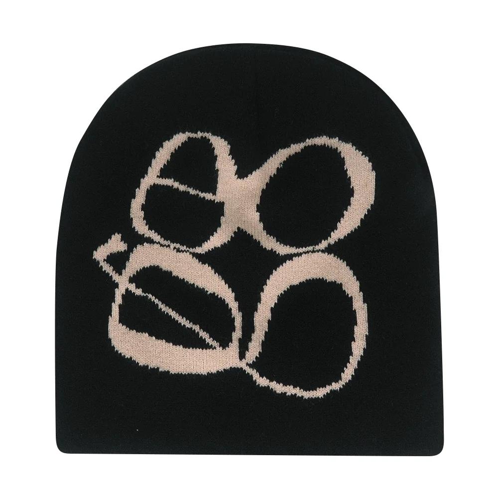 Mode Winter Gestrickte Gorras Y2K Beanie Cargo Cap für Männer Frauen Kanye Beanies Kanada Hombre Top Warm Halten Hut Herbst Im Freien M 56-58cm von Joom DACH