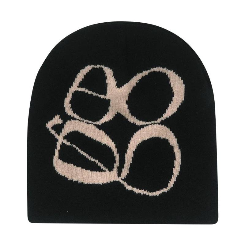 Mode Winter Gestrickte Gorras Y2K Beanie Cargo Cap für Männer Frauen Kanye Beanies Kanada Hombre Top Warm Halten Hut Herbst Im Freien M 56-58cm von Joom DACH