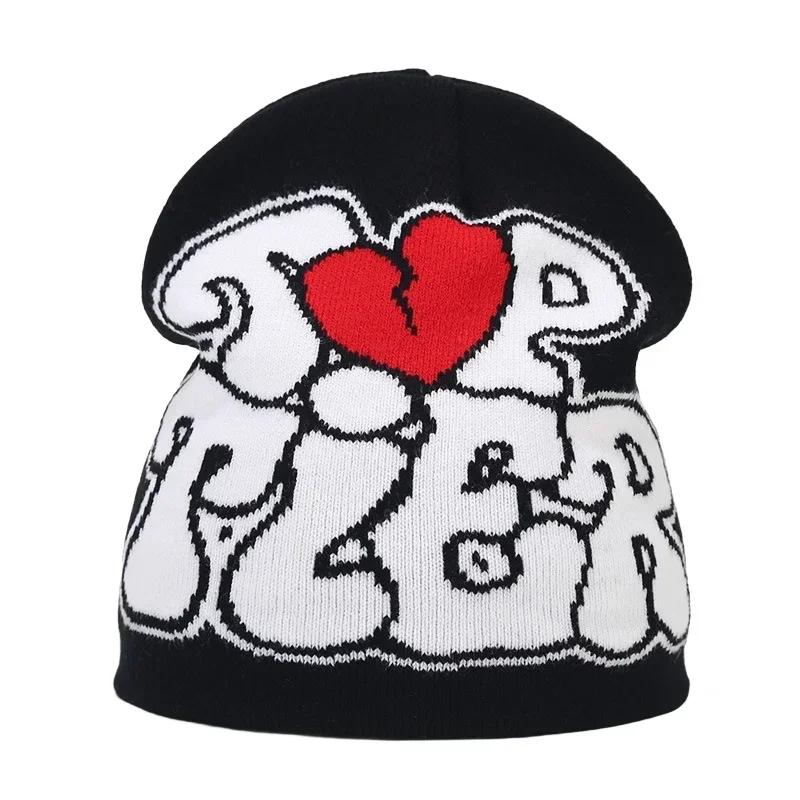 Mode Winter Gestrickte Gorras Y2K Beanie Cargo Cap für Männer Frauen Kanye Beanies Kanada Hombre Top Warm Halten Hut Herbst Im Freien M 56-58cm von Joom DACH