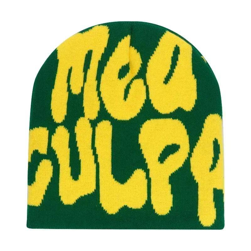 Mode Winter Gestrickte Gorras Y2K Beanie Cargo Cap für Männer Frauen Kanye Beanies Kanada Hombre Top Warm Halten Hut Herbst Im Freien M 56-58cm von Joom DACH