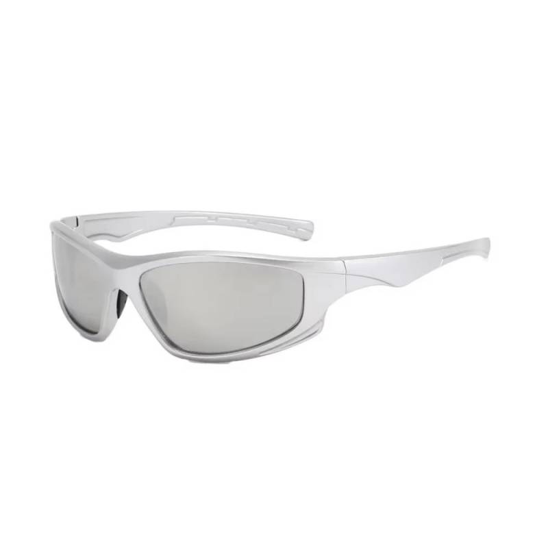 Mode Y2k Stil Wrap Around Herren Sonnenbrille Täglich Outdoor Sport Street Dekorative Brille von Joom DACH