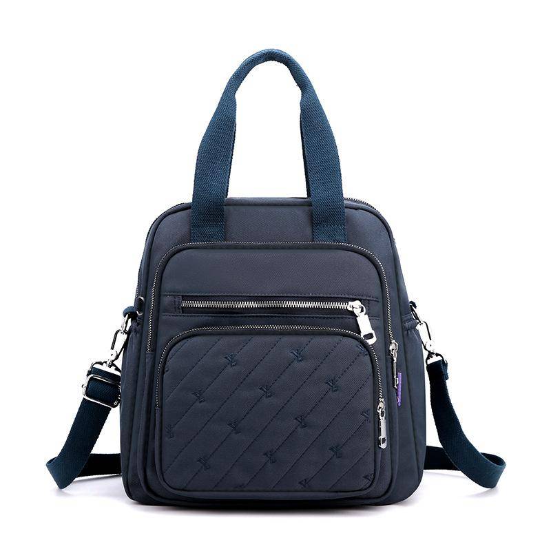 Mode frauen Neue Taschen Rucksäcke USB Handy Aufladen Multi-zweck Einzelnen Schulter Rucksack Mama Reisetasche One size dunkelblaue von Joom DACH