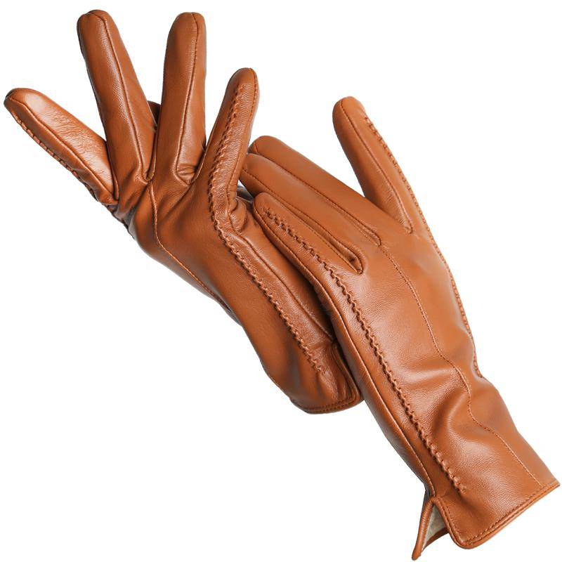 Mode frauen handschuhe Farbe Schaffell Winter Warme Dünne Touchscreen handschuhe Hohe Qualität 8 senfgelb von Joom DACH