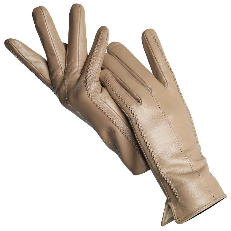 Mode frauen handschuhe Farbe Schaffell Winter Warme Dünne Touchscreen handschuhe Hohe Qualität 8 kamelfarben von Joom DACH