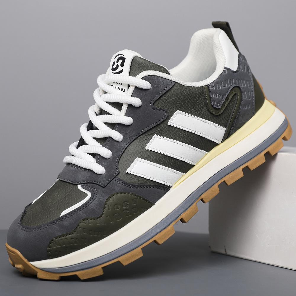 Mode für Männer Casual Sneakers Designer Luxus Plattform Wanderschuhe Licht sportliche Joggingschuhe atmungsaktive Anti-Rutsch-Sportschuhe 43 grün von Joom DACH