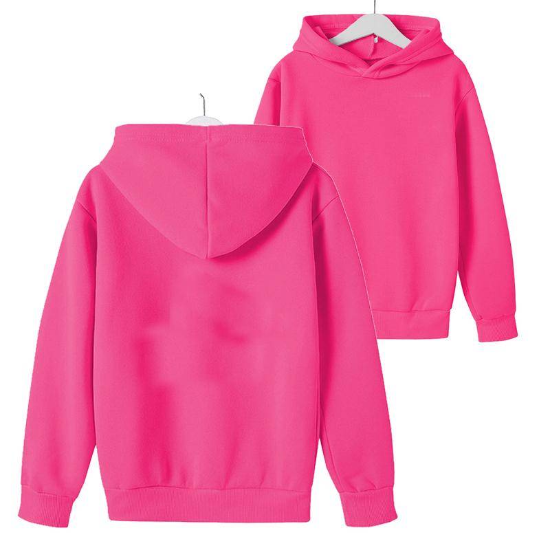 Mode kinder jungen Hoodies 2021 Frühling Herbst Mädchen Beiläufige Hoodies Sweatshirts kinder Einfarbig Hoodies Sweatshirt Tops Neue 150 rose rot von Joom DACH