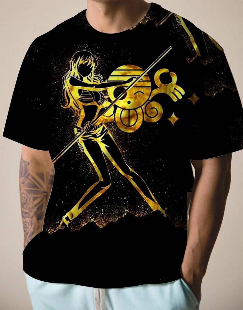 Mode männer Ein Stück Luffy Casual Lose T-Shirt Kleidung Große Größe 6XL 2022 Sommer Neue Digitaldruck Kurzen Ärmeln XS von Joom DACH