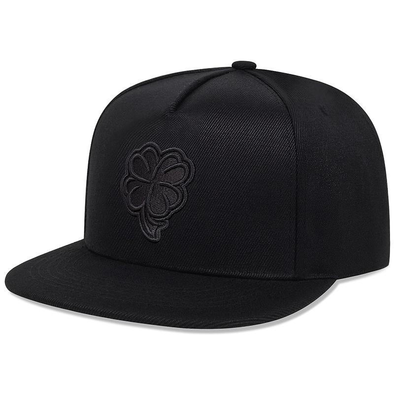 Mode personalisierte Stickerei Frauen Baseball Cap Männer Flat Top Snapback Hut Frühling und Herbst im Freien Hip Hop Caps Wanderhüte schwarz von Joom DACH