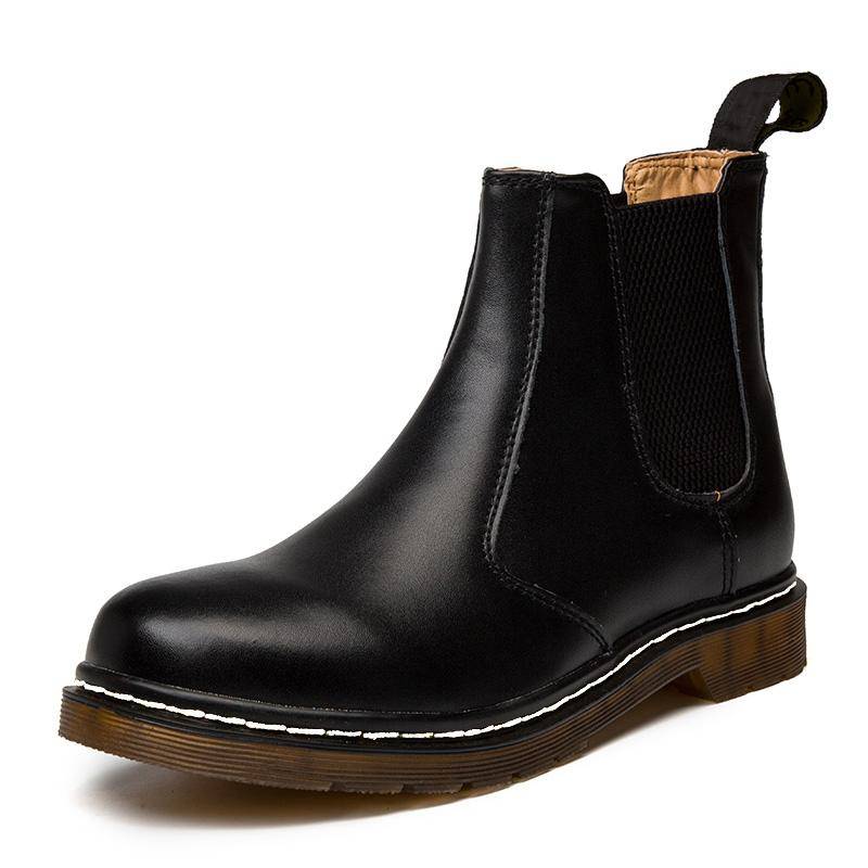Modedesigner Luxus Unisex 2025 Echtes Leder Top Qualität Damen 46 Stiefeletten Herren Chelsea Motorrad Damenschuhe Damenstiefel 39 von Joom DACH