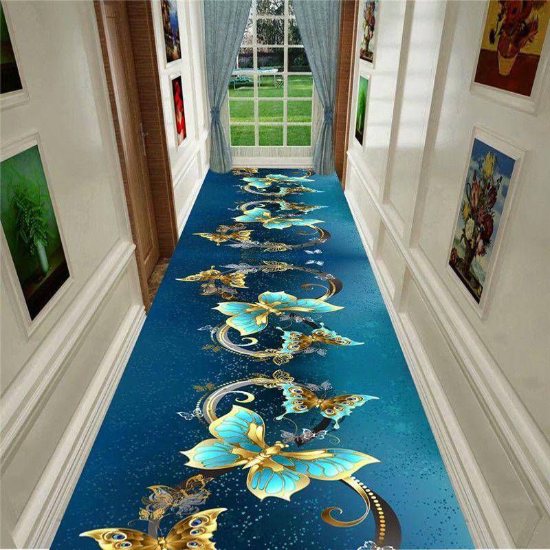 Moderne Luxus-Langkorridor-Teppiche Flurdekoration Heimteppiche für Wohnzimmer Große Schlafzimmer-Fußmatten Teppichläufer Customized size von Joom DACH
